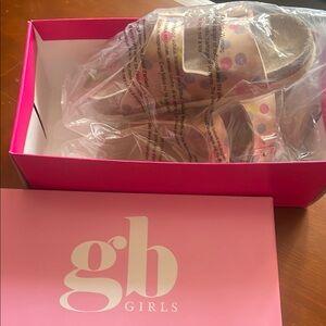 Girls' Pink Polka Dot Sandals